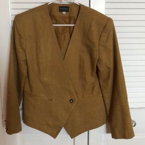 Gold Jacket lined, two buttons